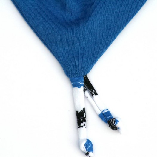 Bavoir-bandanas-jersey-coton-bleu-electrique-bouton-pression-plastique-2