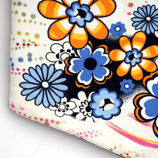Snood-enfant-bebe-marine-fleurs-seventies-3