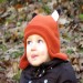 Children Fox Hat, Kids Fox Fleece Hat, Boy's Earflap Hat