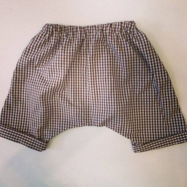 Pantalone sarouel quadretti
