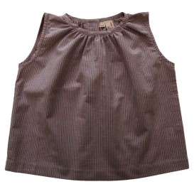 Anais Vest Top - Organic Stripe