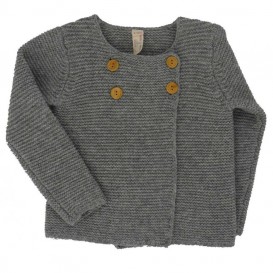 Charlotte Knit Jacket - Grey Marl
