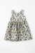 smock dress vintage floral print