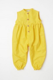 summer pantaloon yellow polka dot