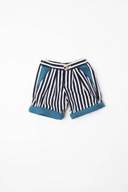 smart short breton stripe