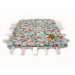 Doudou &eacute;tiquettes Liberty betsy porcelaine