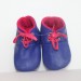 6 - 12 Months Slippers / Baby Shoes Lamb Leather Pink Purple