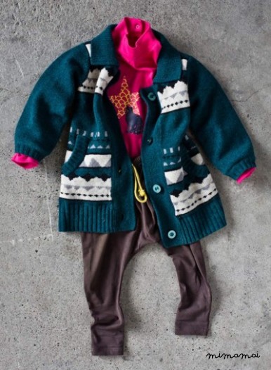 Knitted fully lined coat