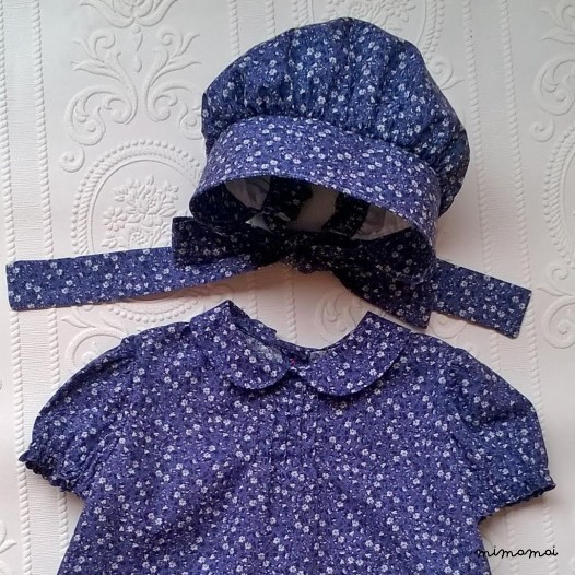 Cuffia in leggerissimo cottone doppiato stile vintage