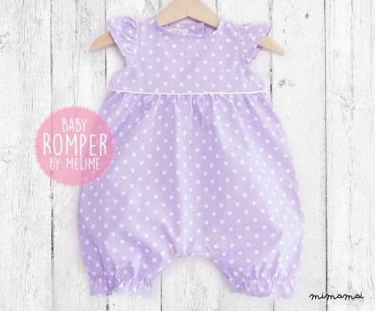 Pastel Blue Baby Romper suit