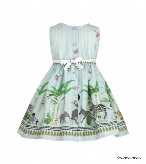 Martha Dress, The Zoo, Blue