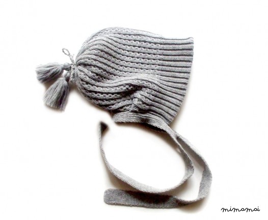Babies/Children's double knitted merino wool hat/bonnet hat