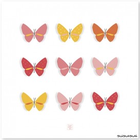 AFFICHE ( 30x30cm) - UNE BELLE COLLECTION