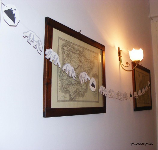 POLAR BEAR PAPER GARLAND