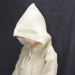 Natural linen medieval hoodie