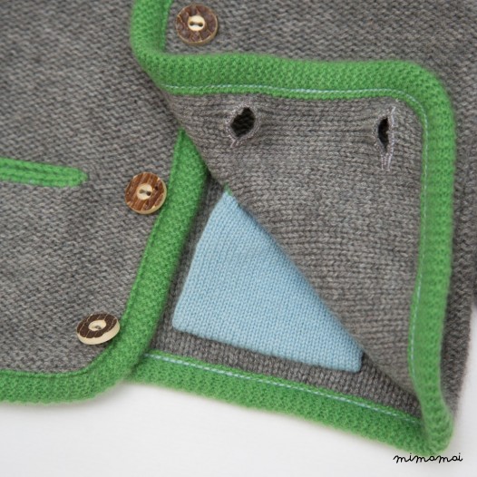 Oktoberfest Cardigan - Dark Grey M&eacute;lange