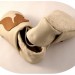 A mano morbida pelle suola scarpa - scoiattolo, marrone