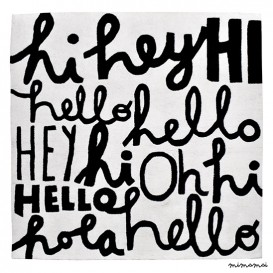 Tapis chambre d'enfant Hi, Hey, Hola