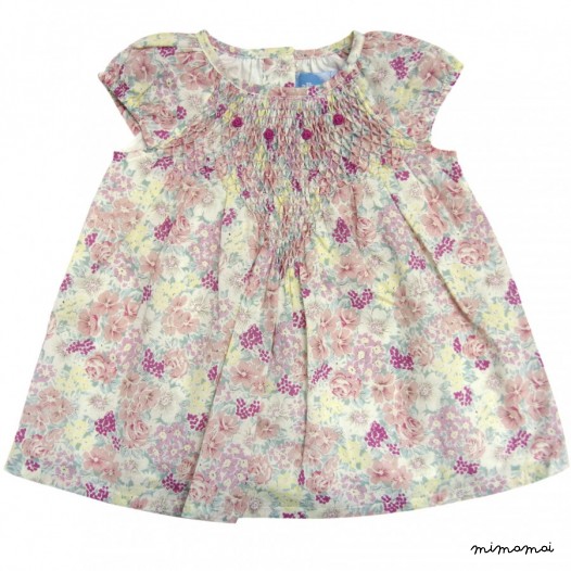 Summer Florals Smocked Dress