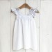 Abito bianco con pizzo