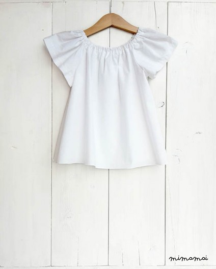 Baby white cotton blouse, baby shirt, blouse, size 5T, bambina scamiciato in cotone bianco