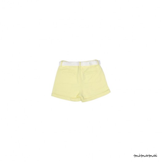 Short sweat jaune Fanette