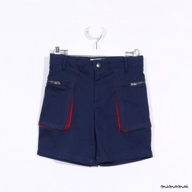Big Pocket Shorts blue and red