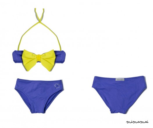 Costumino Bikini Giallo - Blu