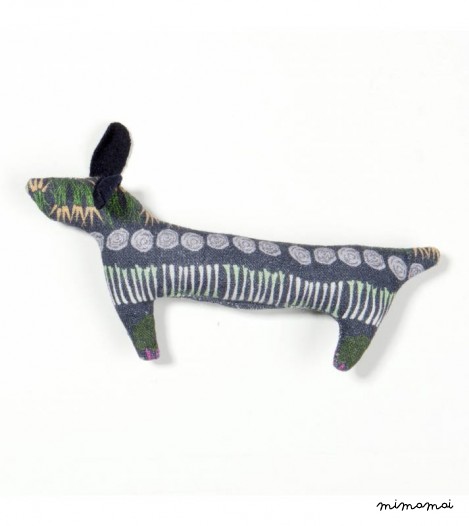 Farmer's Market Print Toy Sausage Dog
