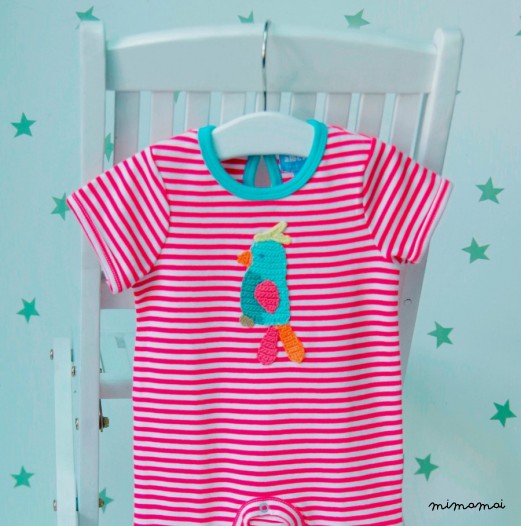 Crochet Parrot Romper