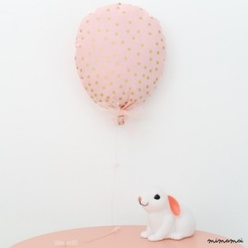 Ballon &laquo; Louise &raquo; p&ecirc;che et or