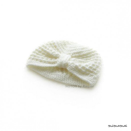 Babys uncinetto turbante, cappello bambino, cappello di turbante