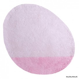 TAPIS COTON (80x81cm) - STONE MISTYROSE