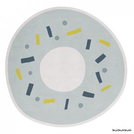 Tapis b&eacute;b&eacute; rond donut