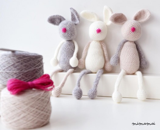 LUXURY BUNNY FAMILY AMIGURUMI CROCHET KIT
