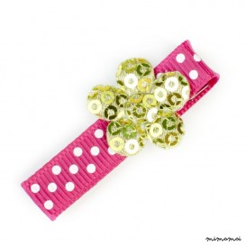 Sparkle Flower Green Gold