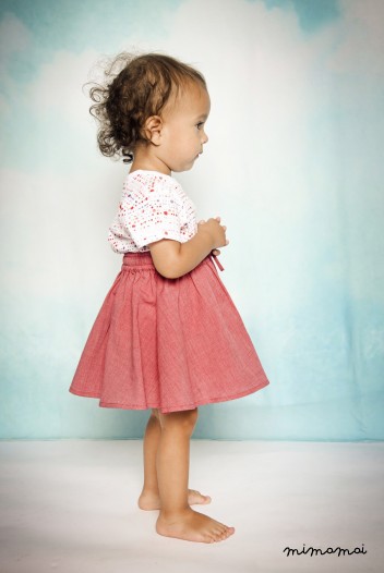 Clare Skirt Red