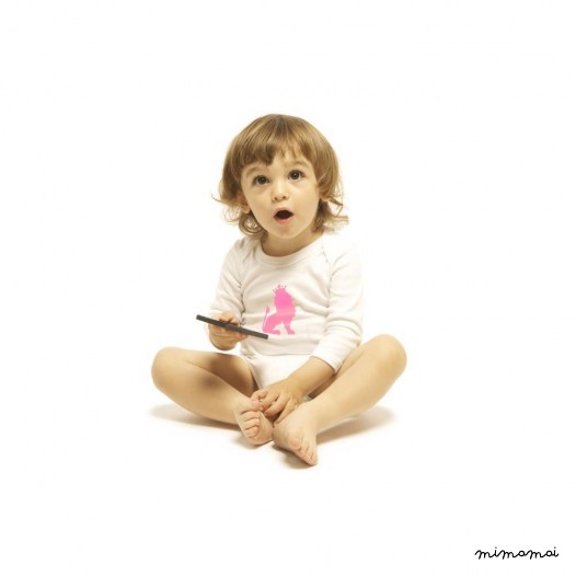 Body coton BIO Lion rose