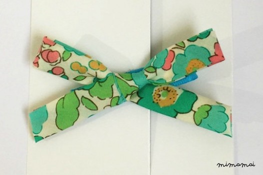 Barrette &agrave; Noeud en Liberty - Betsy