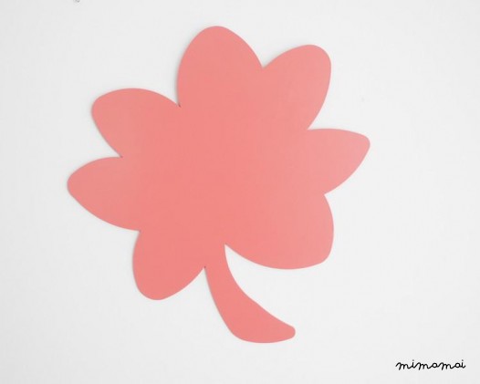 Panel magn&eacute;tico Hoja Rosa