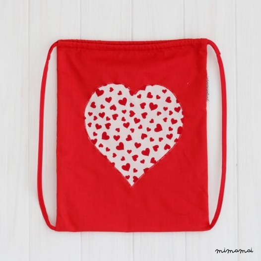 Mochila infantil coraz&oacute;n
