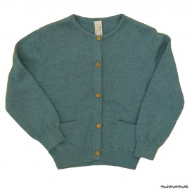 Chloe Cotton Cardigan - Sea Green