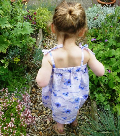 Pip Sundress - Summer Blooms - Bluebell