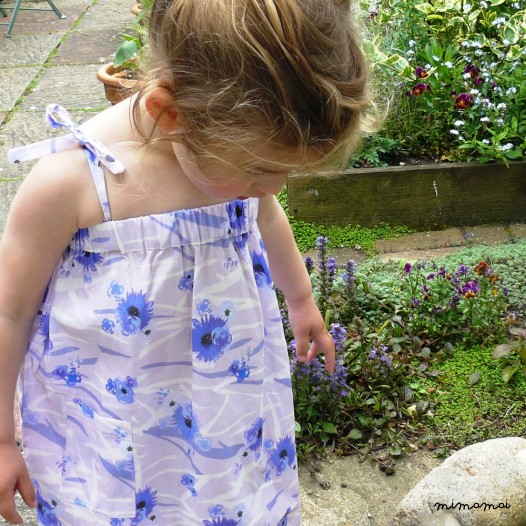 Pip Sundress - Summer Blooms - Bluebell
