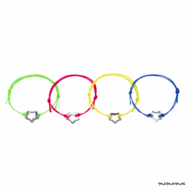 Neon star bracelet