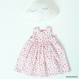 White flowers cotton dress