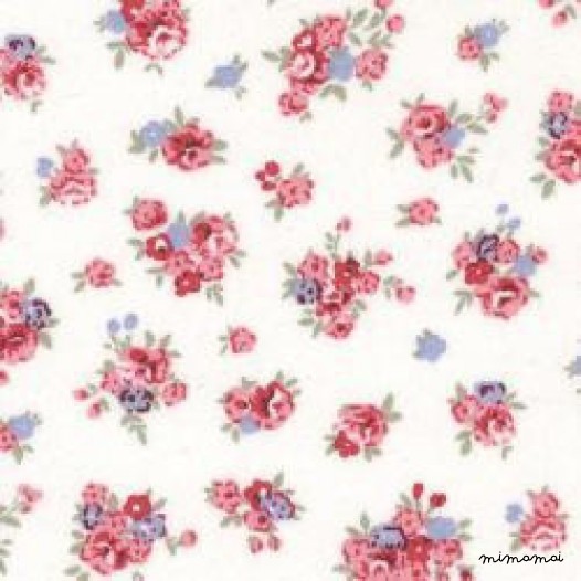 White flowers cotton dress