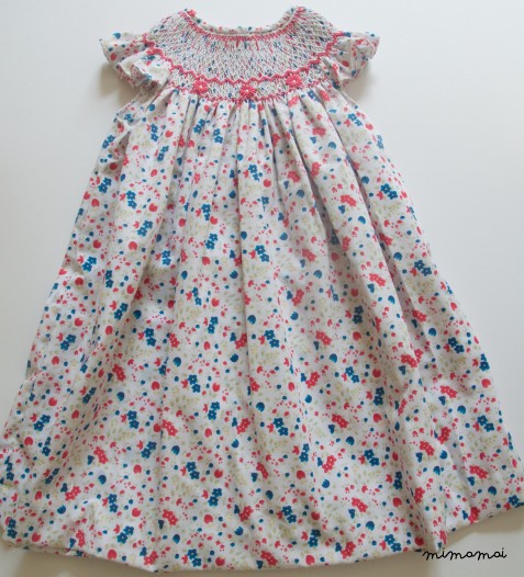 Colorado Skipper smocked girls dress