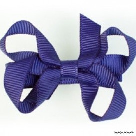 Small Ink Blue Bow