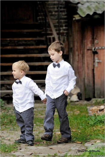 Natural trousers ring bearer occasional outfit